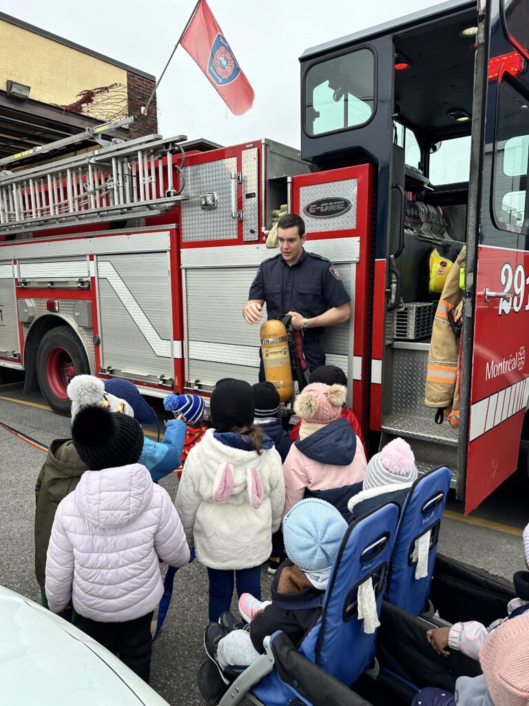 roxboro daycare fire station visit